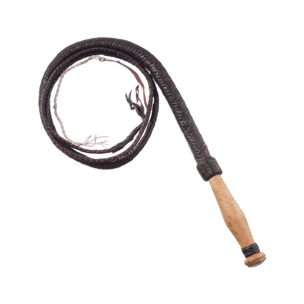 Tough1 Swivel Handle Hand Braided Bull Whip