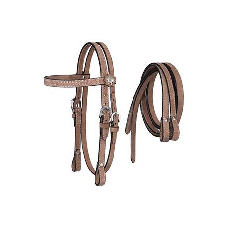 Tough-1 Mini Roughout Headstall with Reins