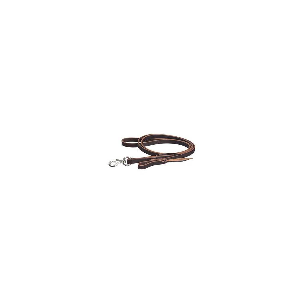 Tough1Latigo Double Stitched Roping Reins