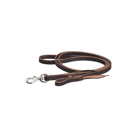 Tough1Latigo Double Stitched Roping Reins