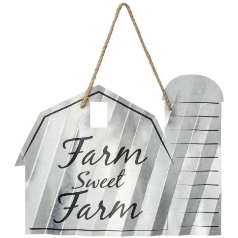 Gift Corral Barn Shaped Metal Sign