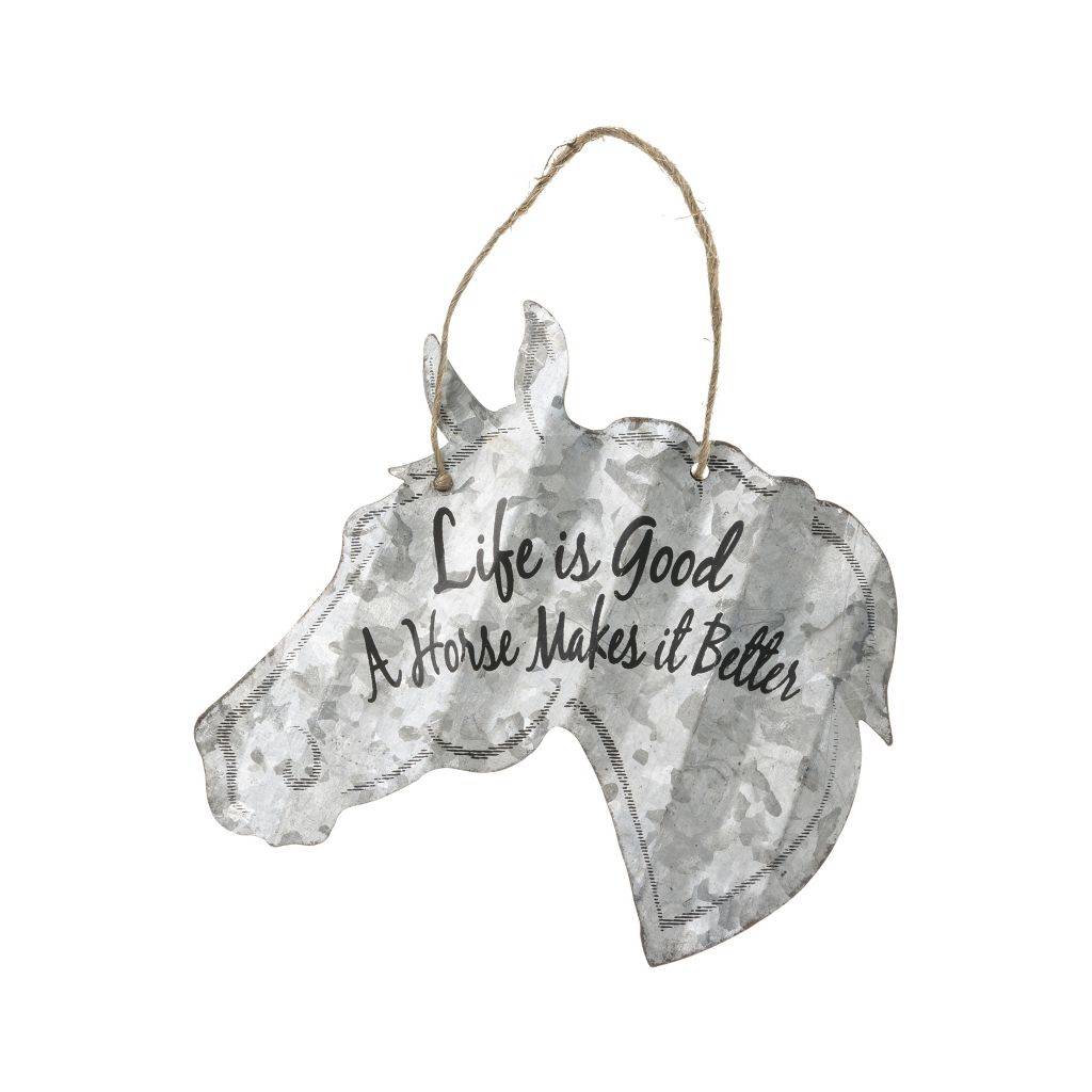 Horse Sign 5" - Life Is Good