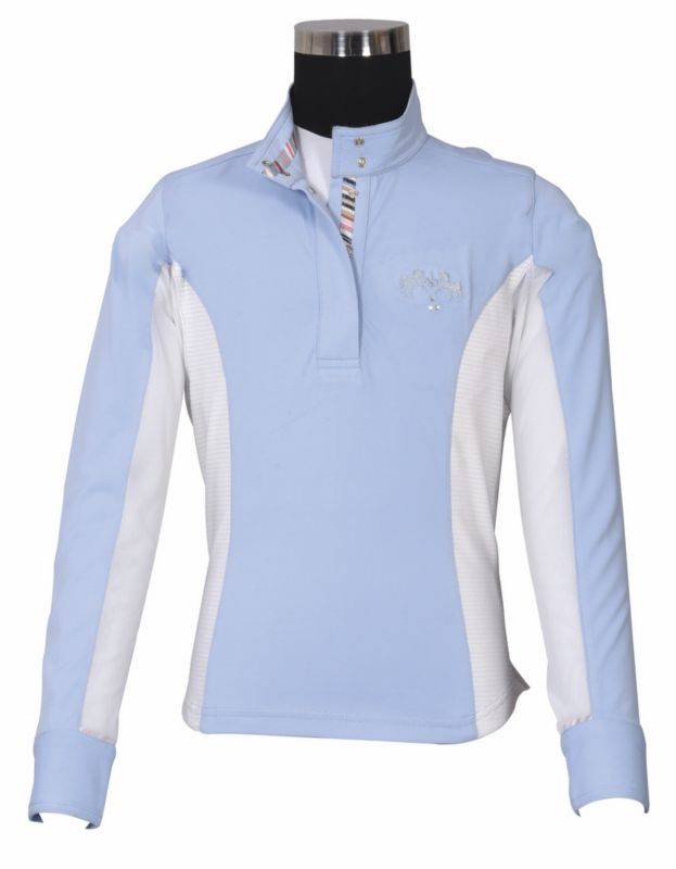 Equine Couture Cara Long Sleeve Show Shirt - Kids