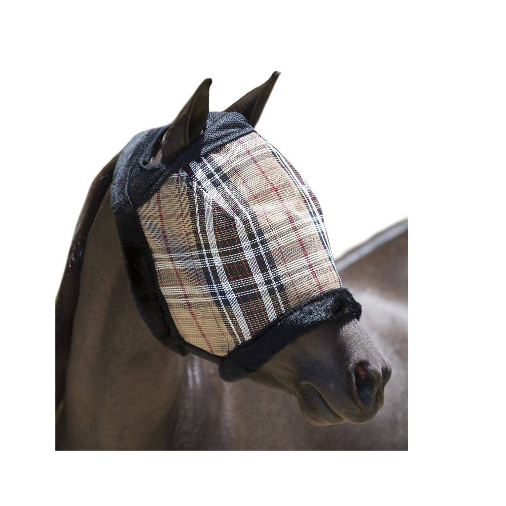 Kensington 73% UV Mini Fly Mask with Fleece Trim & Dual Ear Openings