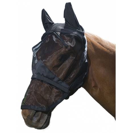 Tough1 Deluxe Comfort Mesh Fly Mask With Mesh Nose