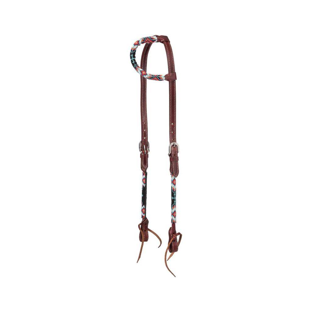 Tough-1 Beaded Cross Ear Headstall