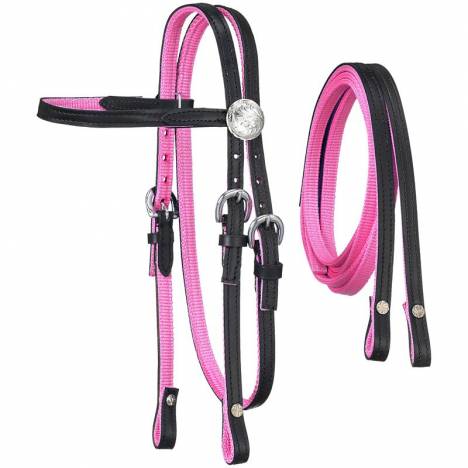 King Series Miniature Nylon With Leather Bridle