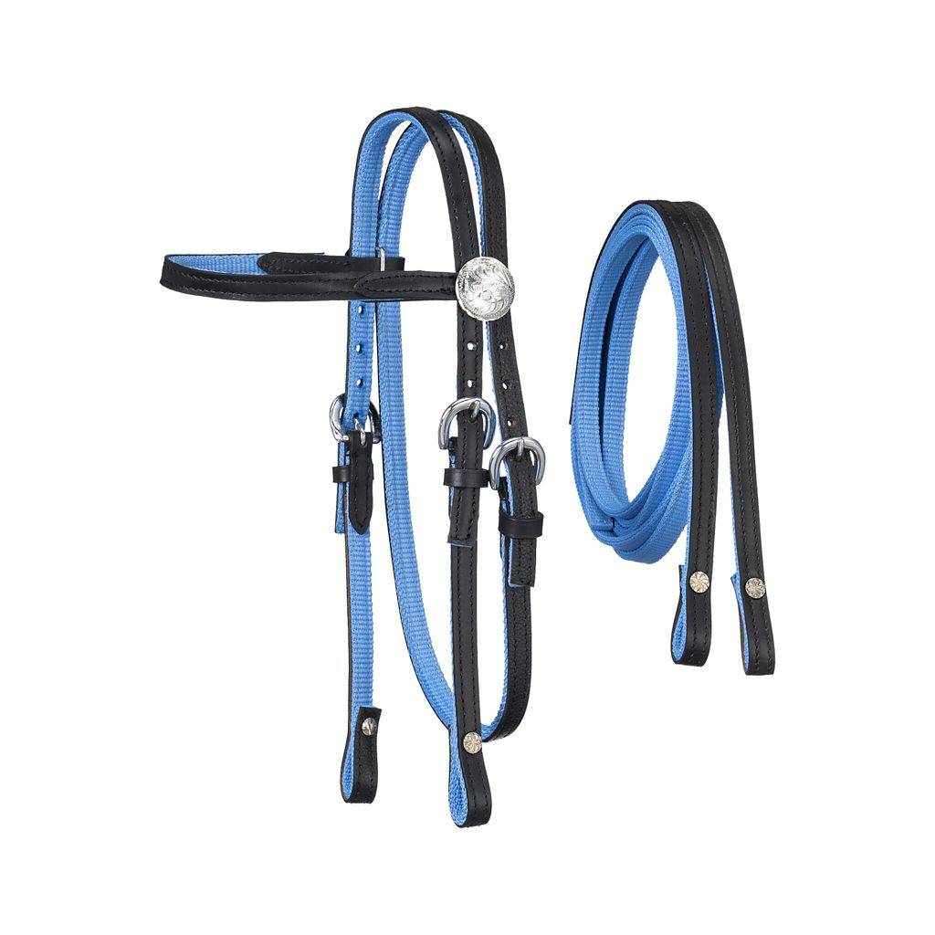 King Series Miniature Nylon With Leather Bridle