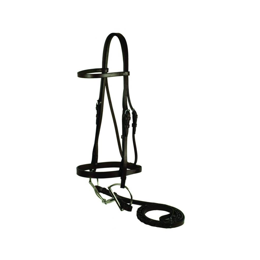 Gatsby Flat Snaffle Bridle