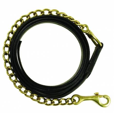 Gatsby Leather Lead with 20" Chain
