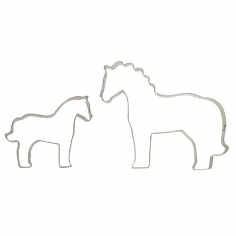 Kelley Mare & Foal Gingerbread Stable Cookie Cutter Set