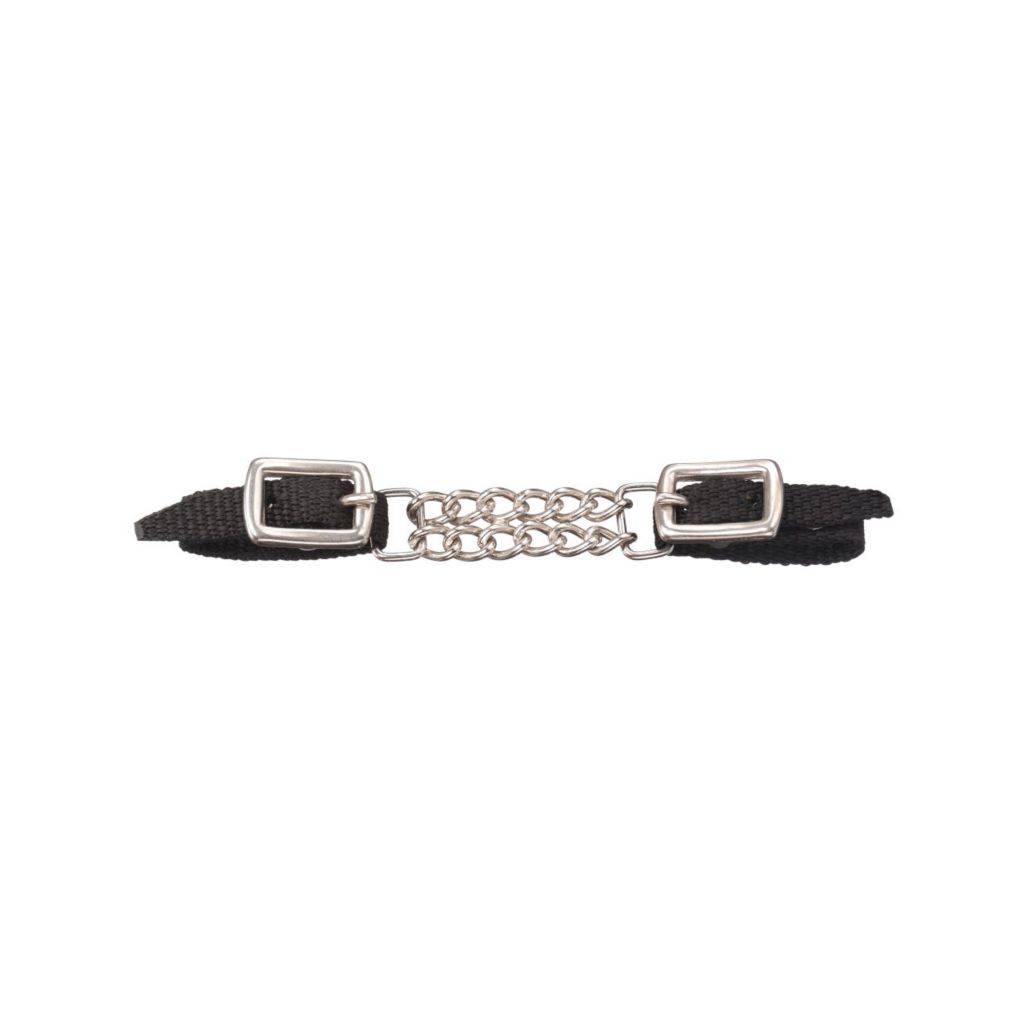 Tough1 Miniature Nylon Curb Strap with Double Chain