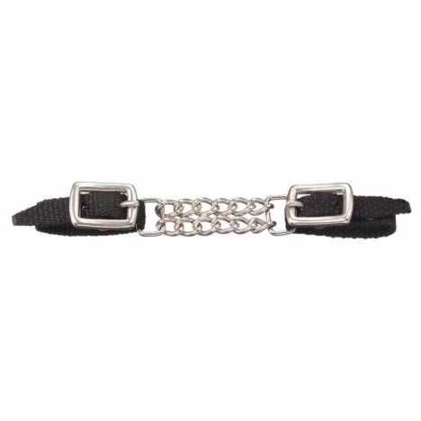 Tough1 Miniature Nylon Curb Strap with Double Chain