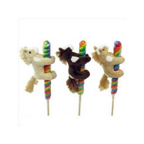 Plush Horse on Lollipop