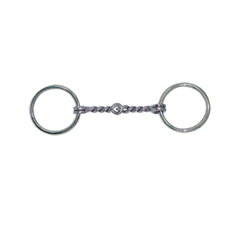 Miniature Loose Ring Malleable Iron Twisted Wire Mouth Bit