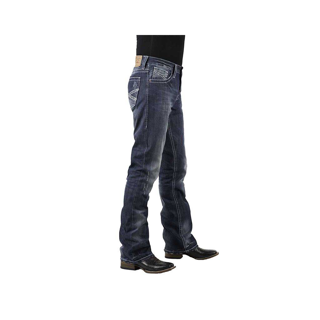 Stetson Modern Fit Jeans - Mens, Dark Navy Wash