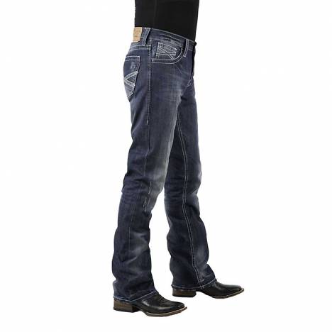Stetson Modern Fit Jeans - Mens, Dark Navy Wash
