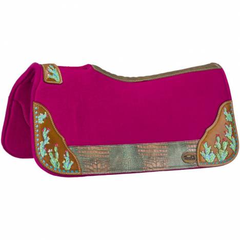 Tough1 Hand Painted Felt Cactus Saddle Pad