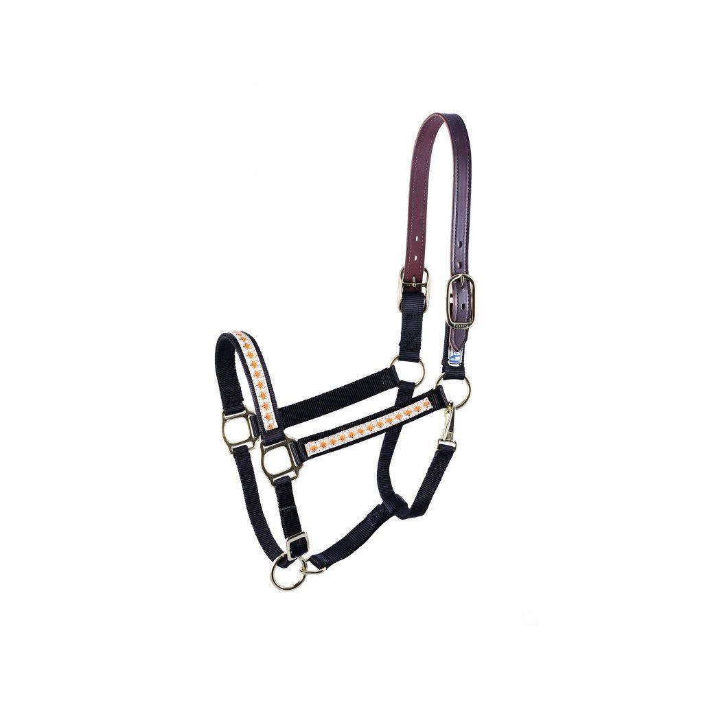 Perri's Nylon Ribbon Safety Halter - Foxes