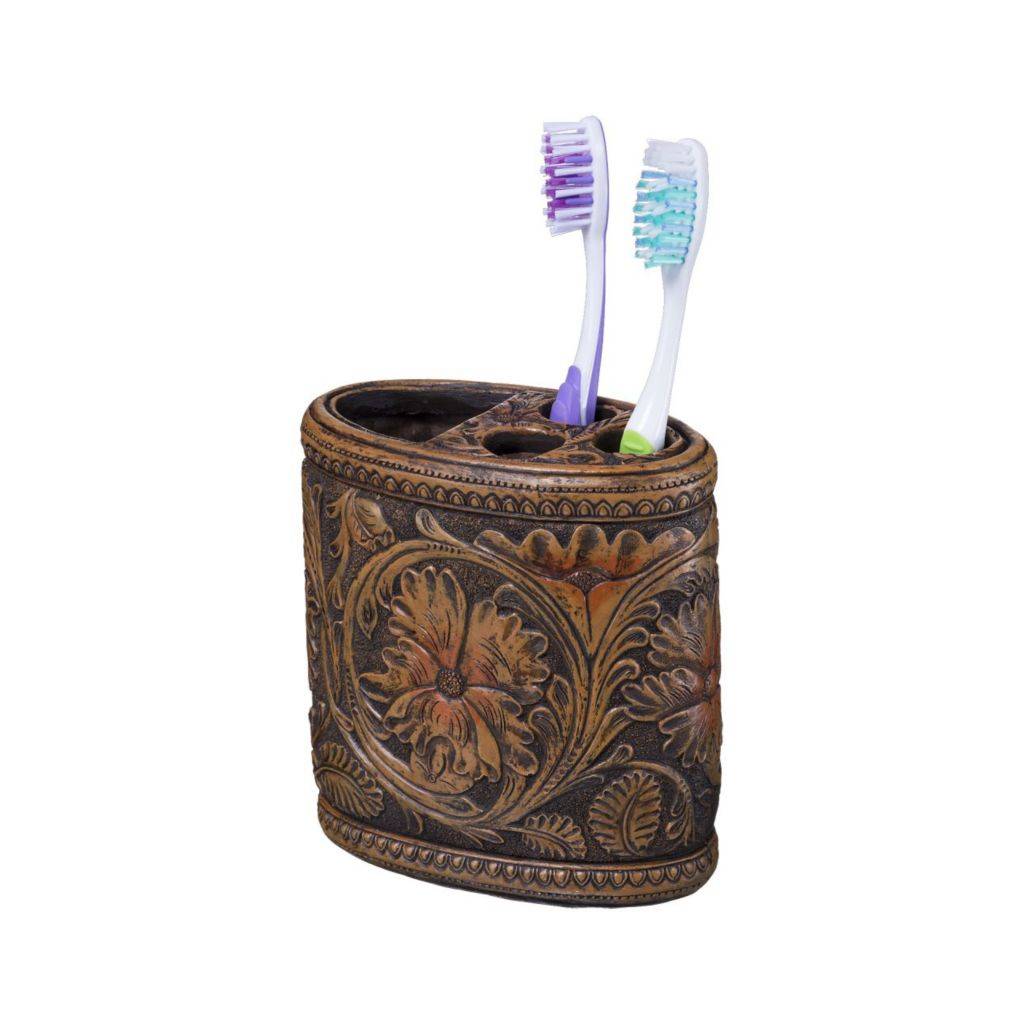 Toothbrush Holder Lthr Print