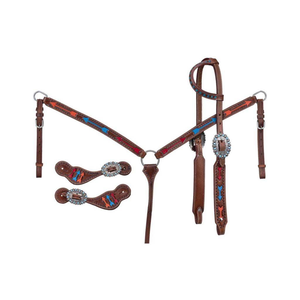 Tough1 Triple Arrow 3-Piece Tack Set