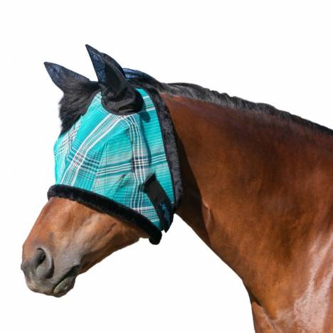 Kensington 73% UV Fly Mask with Fleece - Soft Mesh Ears & Forelock Opening