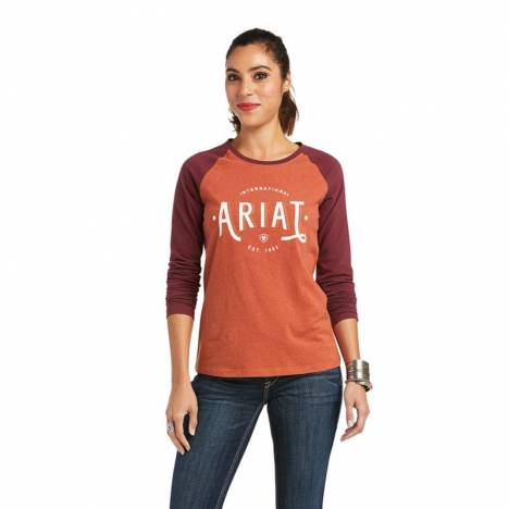 Ariat Ladies REAL Loop Baseball Tee Shirt