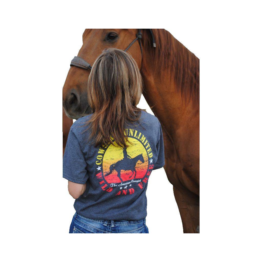 Cowgirls Unlimited Wild and Free T-Shirt