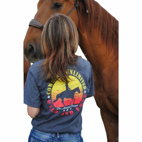 Cowgirls Unlimited Wild and Free T-Shirt