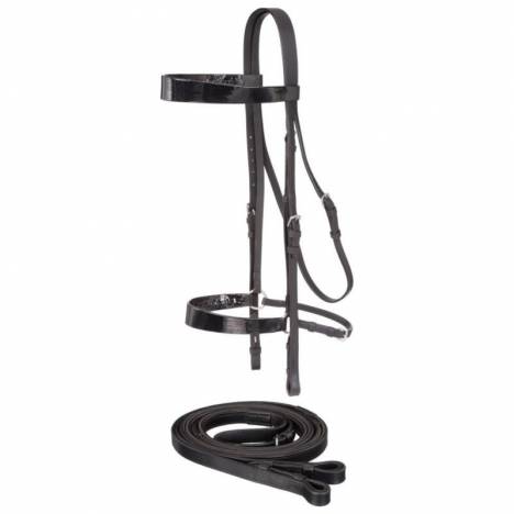 EquiRoyal Draft Horse Saddle Seat Bridle