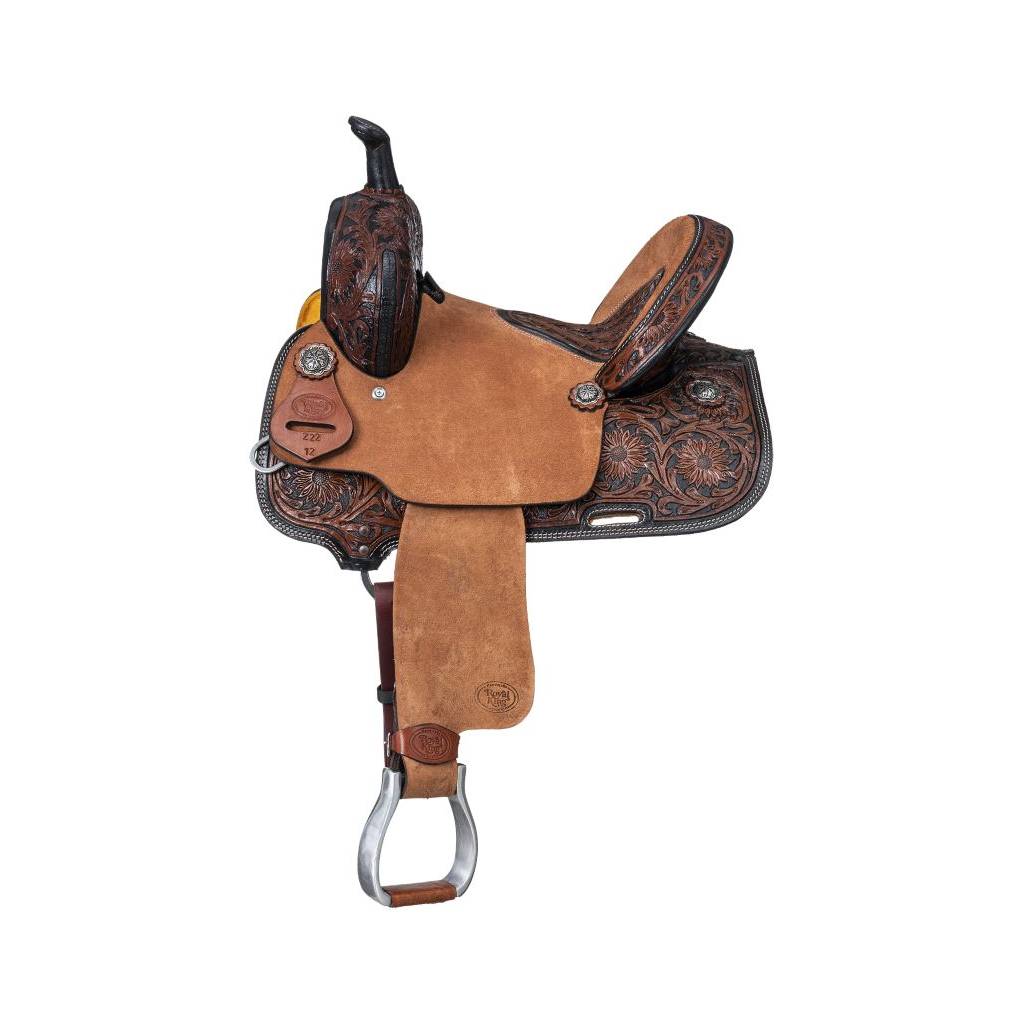 Royal King Dublin Two-Tone Barrel Saddle