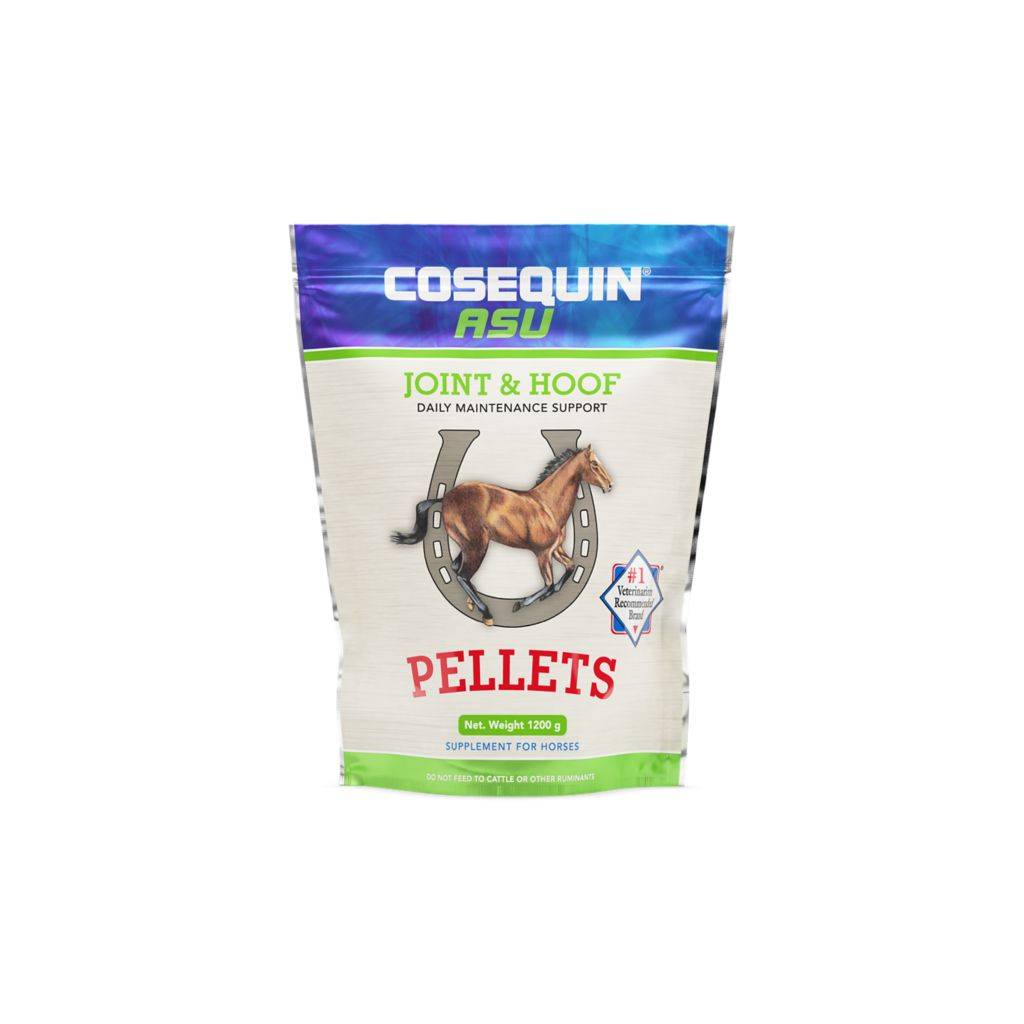 Nutramax Cosequin ASU Joint & Hoof Pellets Joint Health Supplement for Horses - Pellets with Glucosamine, Chondroitin, MSM, and