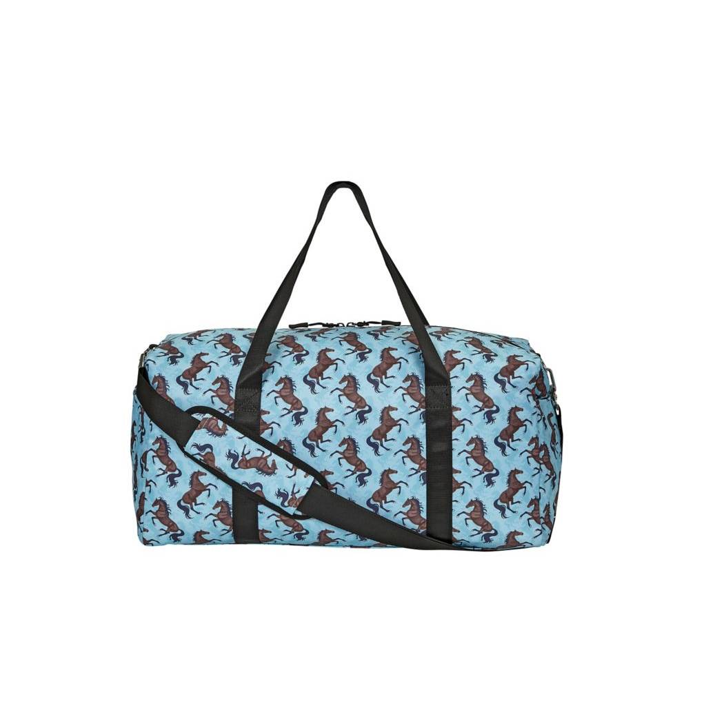 AWST Int'l "Lila" Galloping Bay Horses Duffle Bag