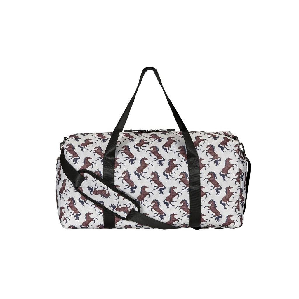 AWST Int'l "Lila" Galloping Bay Horses Duffle Bag