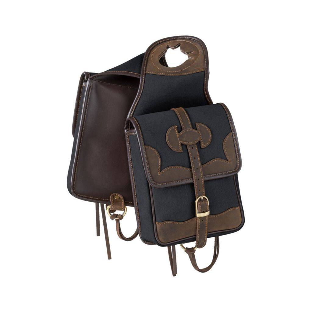 Tough1 Canvas and Leather Horn Bag