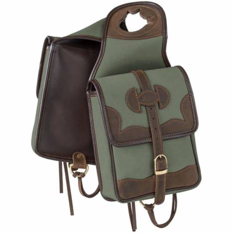 Tough1 Canvas and Leather Horn Bag