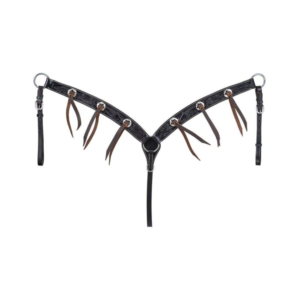 Tough1 Clifton Breast Collar with Conchos