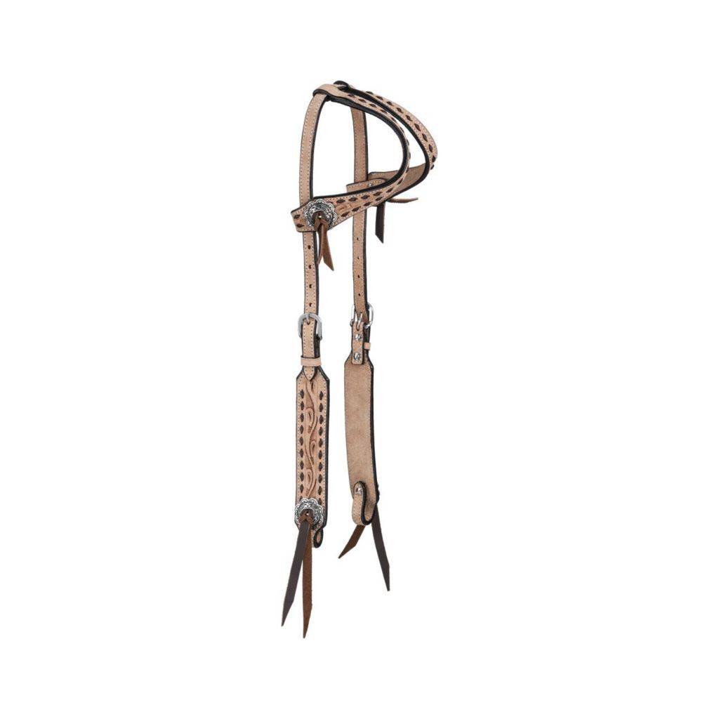 Tough1 Kirby Double Ear Buckstitch Headstall