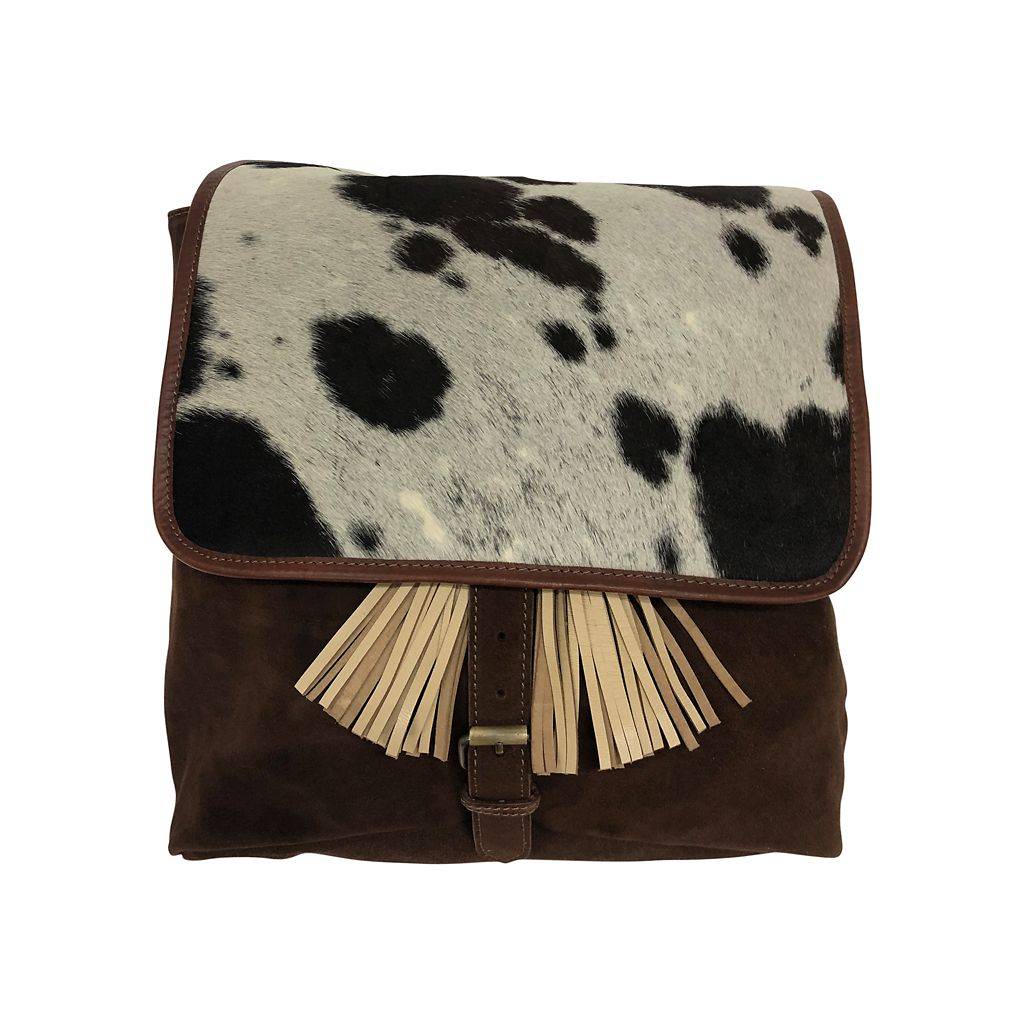 Huntley Cowhide Shoulder Backpack