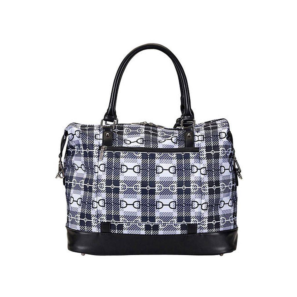 AWST Int'l Snaffle Bit Pattern Travel Bag with Tassel