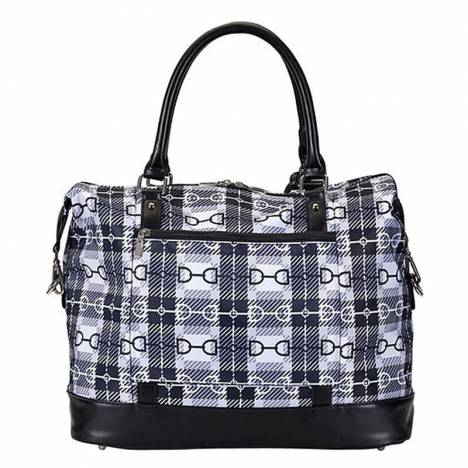 AWST Int'l Snaffle Bit Pattern Travel Bag with Tassel