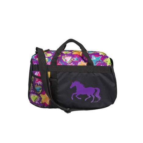 AWST Int'l "Lila" Galloping Horse Stars & Hearts Duffle Bag