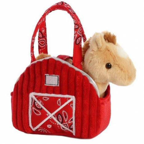 Plush Horse In Stable Purse