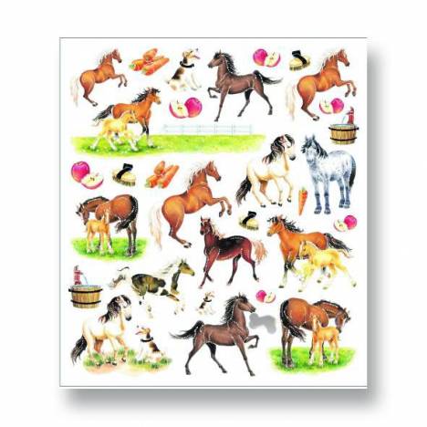 Kelley Horses & Apples Stickers