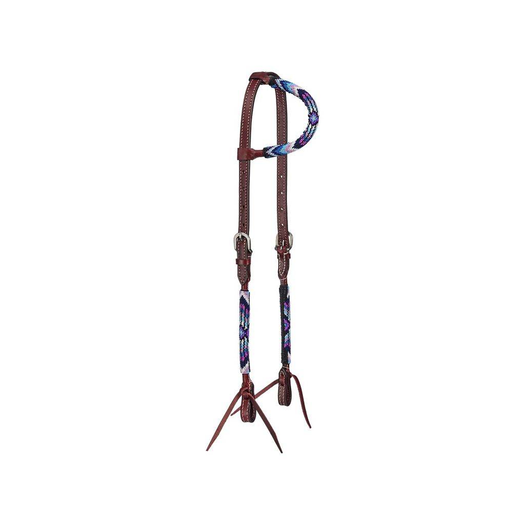 Royal King Beaded Single Ear Headstall