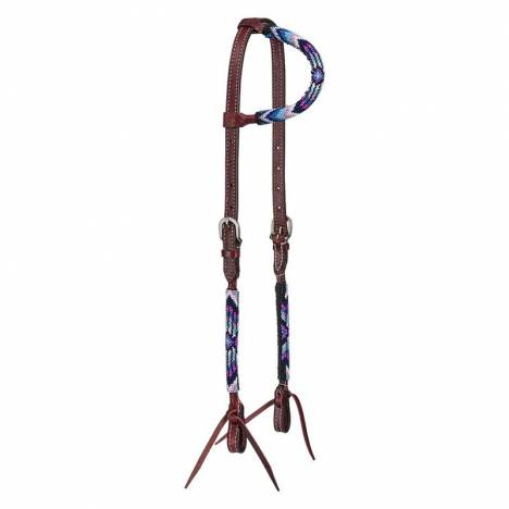 Royal King Beaded Single Ear Headstall