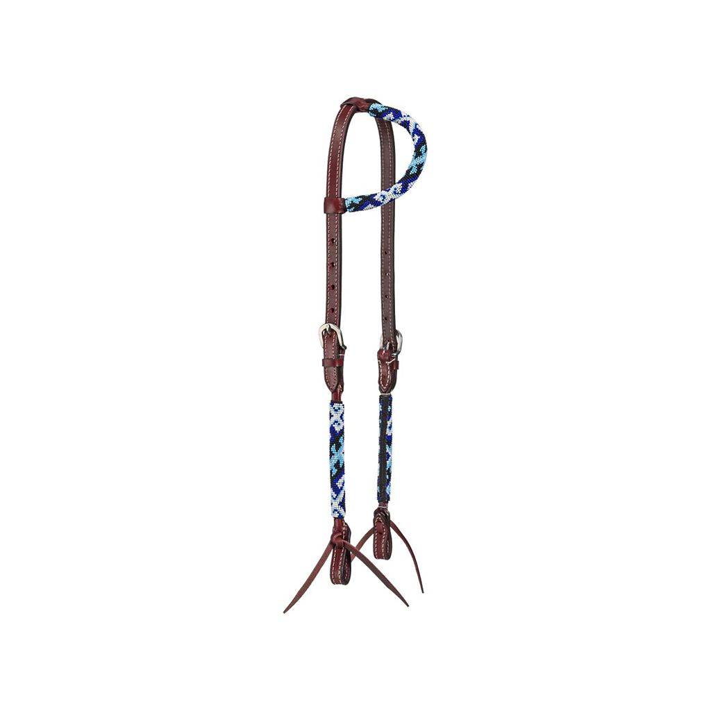 Royal King Beaded Single Ear Headstall