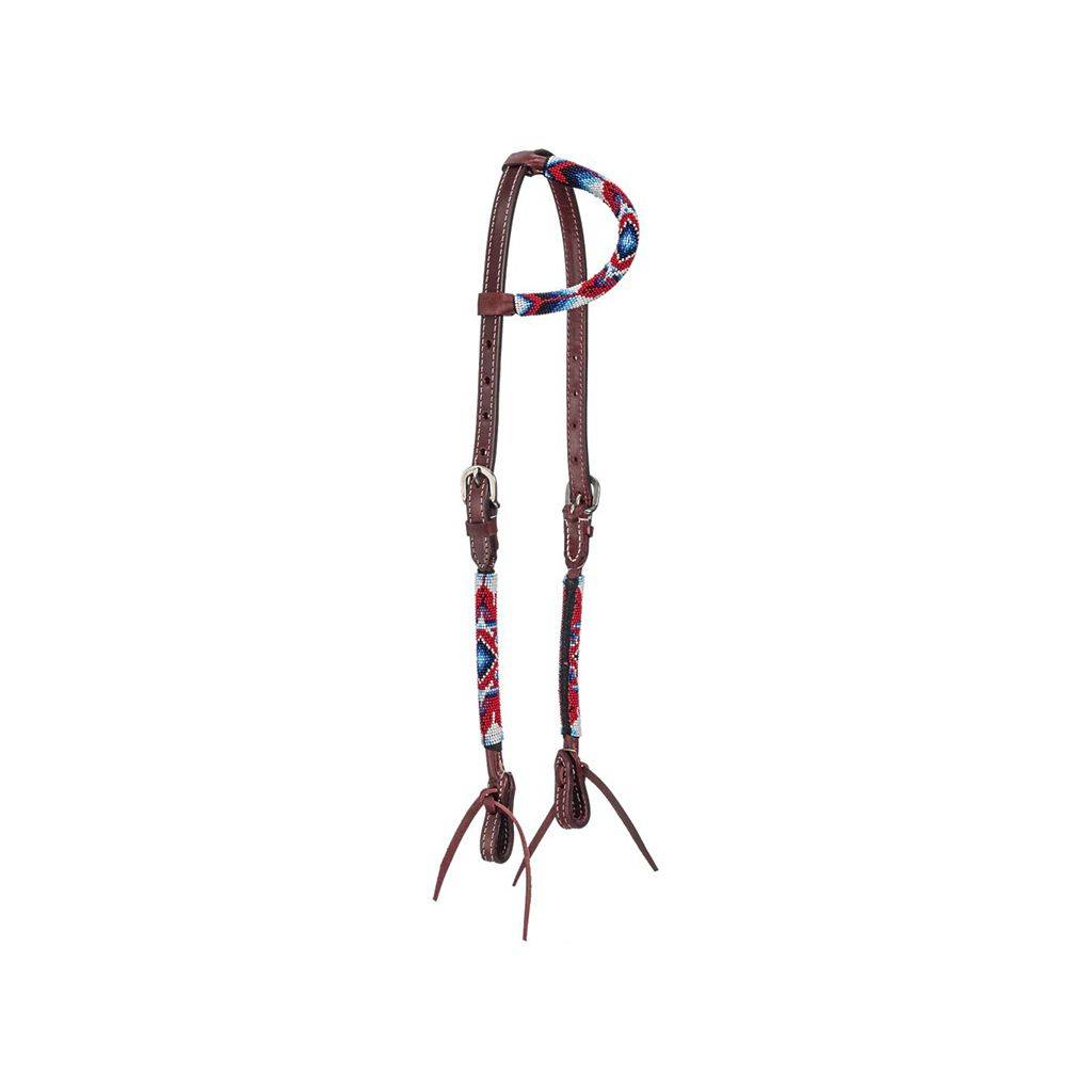 Royal King Beaded Single Ear Headstall