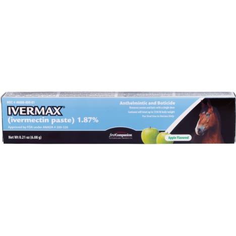 Ivermax Ivermectin Single Dose Paste 1.87%