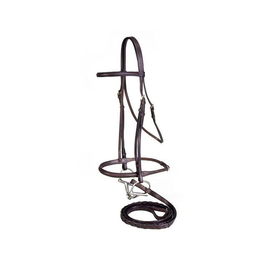 Equiroyal Raised Draft Horse Snaffle Bridle